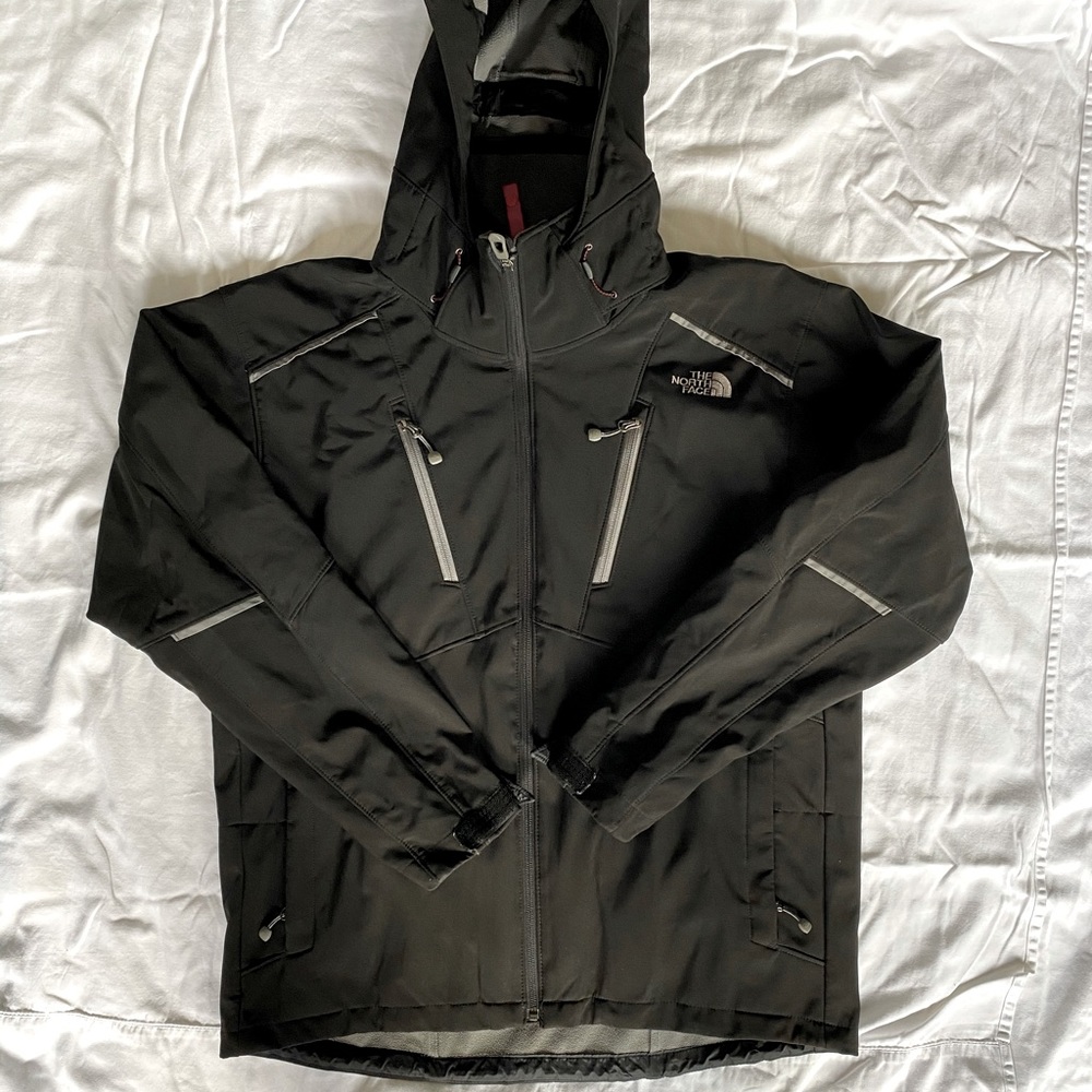 North Face Softshell Fleece Lined Ski Jacket